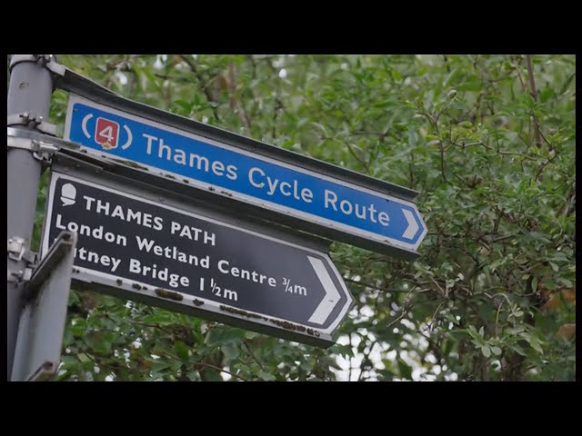 Bicycles reduce speed on parts of Thames path as pedestrians fear speeding bikes (UK) 18/May/2024