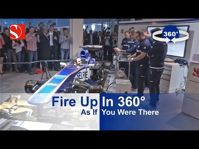 Fire Up In 360° - Sauber F1 Team @ Auto Zürich Car Show 2017