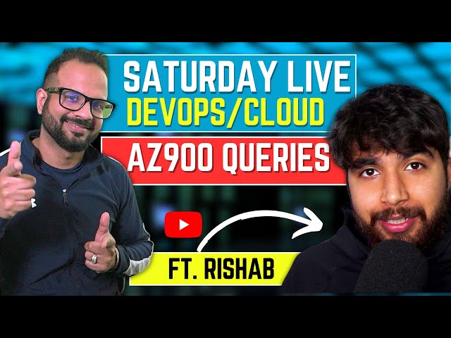 Saturday Live DevOps/Cloud Q&A Ft. Rishab