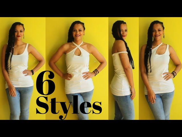 2. How To Style a Tank Top | 6 Ways You Didn't Know Before! 🌻JOYCY🌻 Capsule Wardrobe