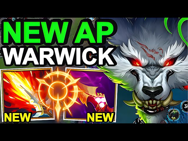 Wild Rift China Warwick Jungle - 30KILL !? Insane Carry - New AP Warwick Build Runes