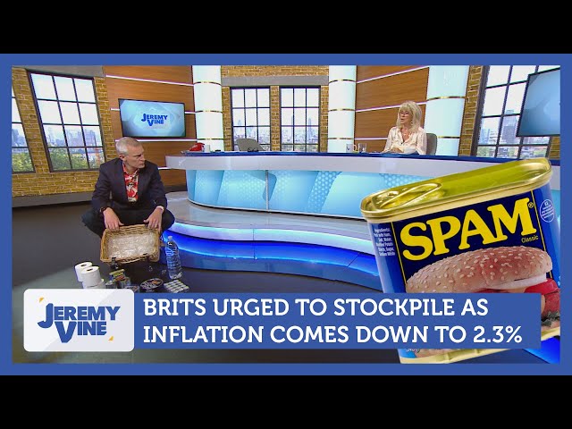 Brits urged to stockpile as inflation comes down to 2.3% | Jeremy Vine