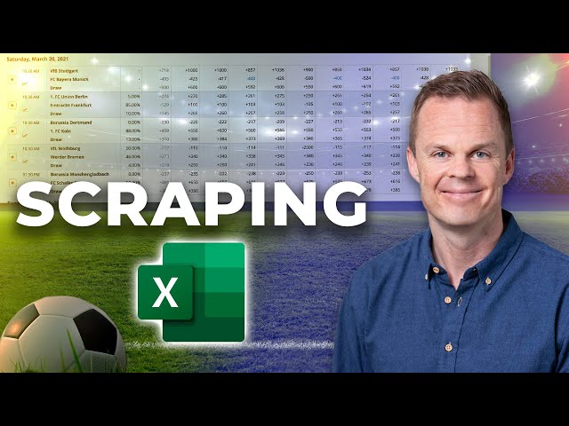 Web Scrape Football Odds to Excel (Scraping for Beginners)