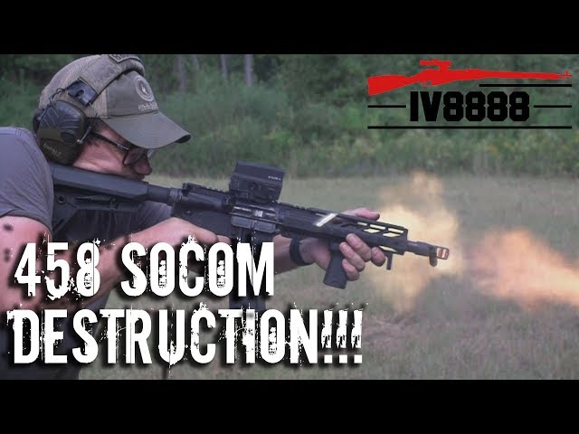 Full Auto 458 SOCOM Destruction!