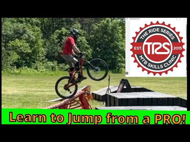The ride series MTB jump class with Rich Drew!  Learn to jump your mountain bike from the pros!