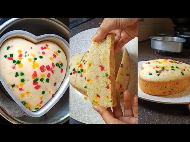 Tutti Frutti Cake recipe🎂🍰|| How to make Tutti Frutti Cake at home|| Without Eggs & Oven 😍😍