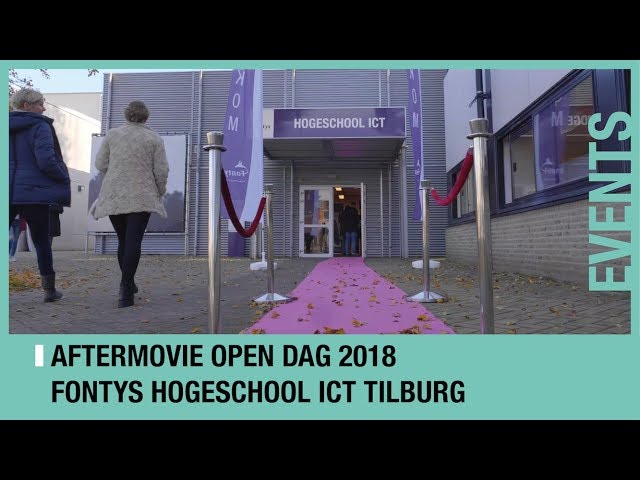 Aftermovie - Open Dag 17/11 - Fontys Hogeschool ICT - Locatie Tilburg