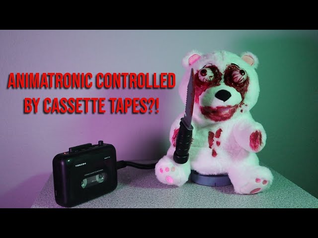 Dead E. Ruxpin - Cassette Tape-Controlled Animatronic Halloween Bear