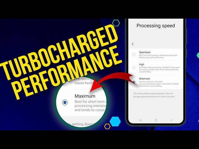 Tweak CPU Processing Setting on your Samsung Galaxy Phone to Turbocharge its Performance