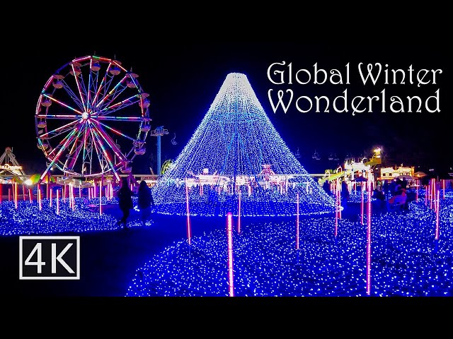 [4K] 🎄 Christmas Lights - Global Winter Wonderland -  Sacramento California