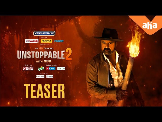 Unstoppable Season 2 Promo Teaser | Nandamuri Balakrishna | ahaVideoIN