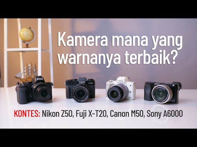 Warna kamera mana yang terbaik? Canon M50, Nikon Z50, Fuji X-T20 dan Sony A6000