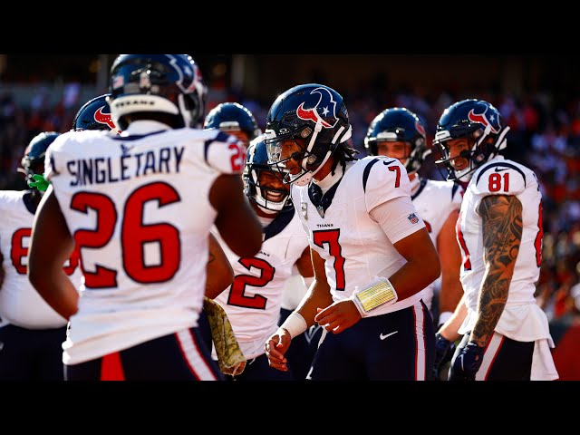 CINEMATIC: Field level for the Texans Week 10 win over the Bengals