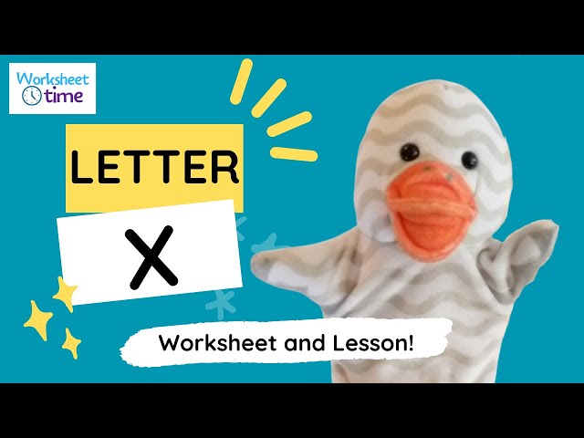 Kids Letter X Alphabet Lesson | Letter Recognition and Sounds | Kindergarten Preschool Homeschool