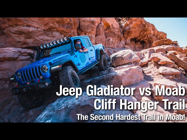 Jeep Gladiator Rubicon vs Moab Cliff Hanger Trail