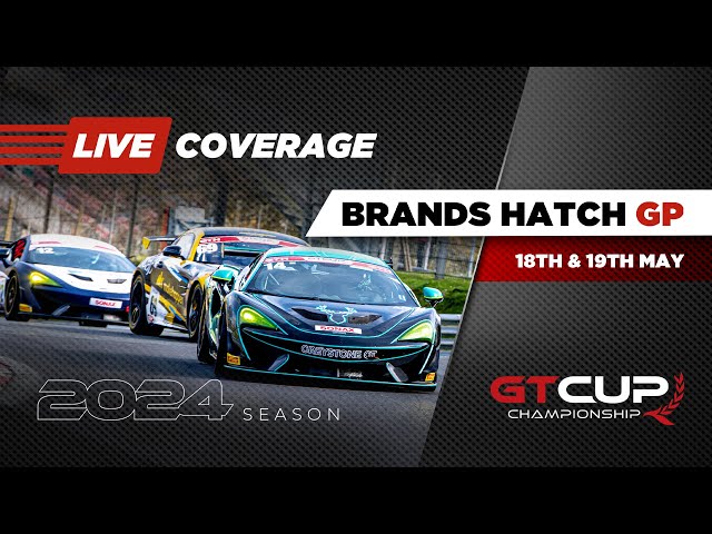 ROUND 8 LIVE | Sunday Sprint Race | Brands Hatch GP | GT Cup 2024 Season