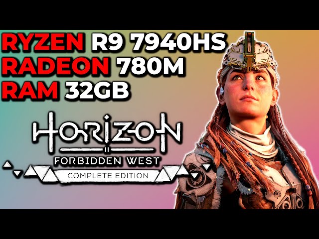 Horizon Forbidden West | Ryzen 9 7940HS Radeon 780M Graphics AMD | GMKtec Nucbox K4 R9 7940HS 32GB