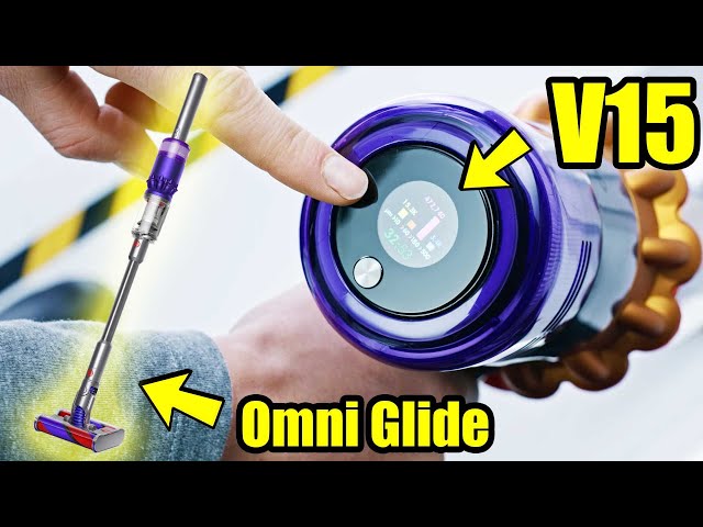 Dyson V15 Detect & Dyson Omni Glide Cordless Vacuums - Full Breakdown - Features & Specs
