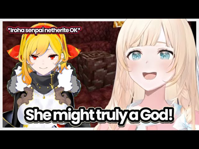 When Iroha got blessed by the Minecraft God…