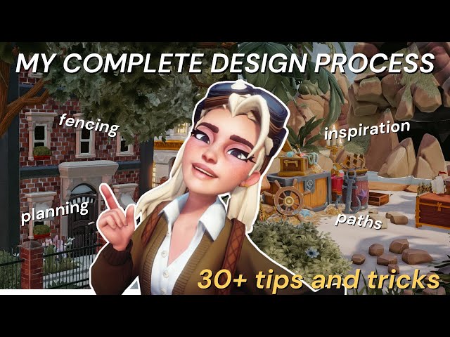 30+ tips for decorating your valley! 🌿 My COMPLETE Disney Dreamlight Valley Design Process