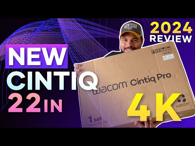 New CINTIQ 22 4k (2024) Is That Really Good?  Unboxing + Review as Artist