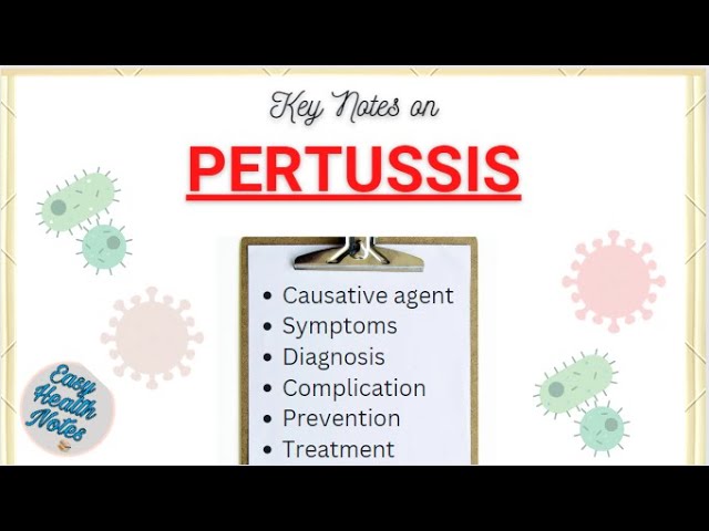 Pertussis (Whooping Cough)- Causes, Symptoms, Complications, Prevention, Treatment & control