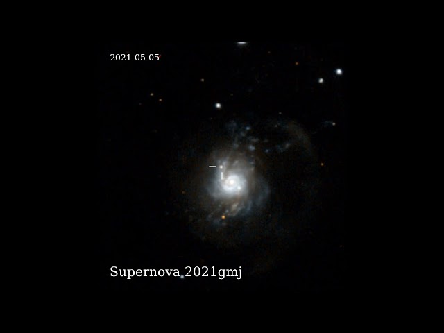 The rise and fall of SN2021gmj captured by ZTF