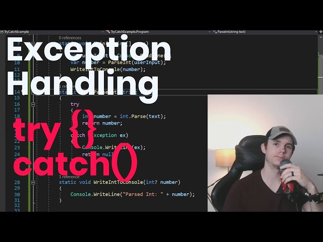 C# Exception Handling in 6 Minutes - C# Interview Questions