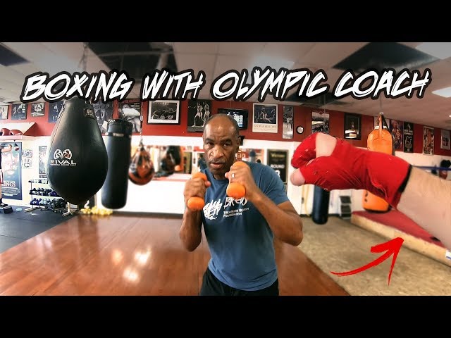 BOXING WITH OLYMPIC COACH... Workout Training at Dewith Boxing Club and Chatting with Fits the Whip