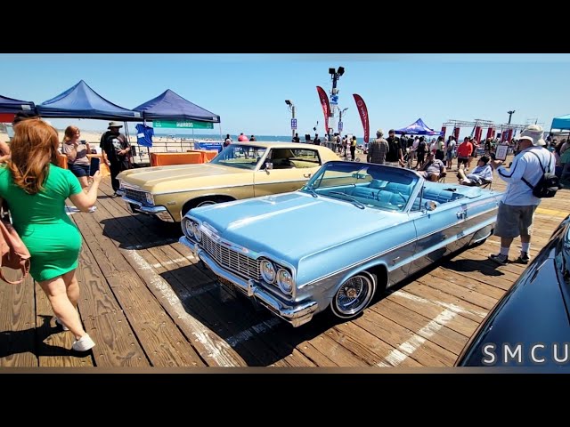 Rev up the Excitement: Santa Monica Pier Ignites with Hot Chevy's on Display!