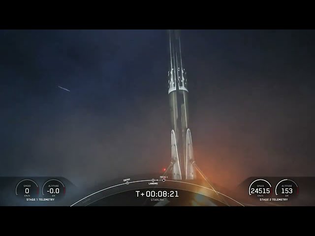 TOUCHDOWN!! SpaceX Falcon 9 New Record | Starlink 6-59