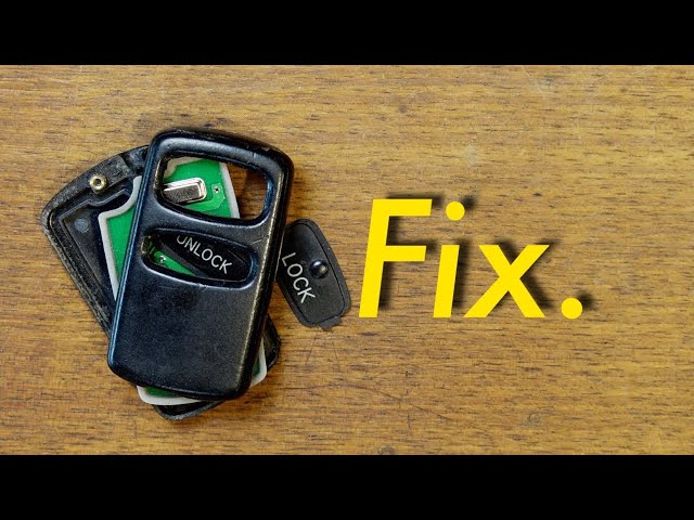 Keyfob Repair - Don't replace your car key remote yet!