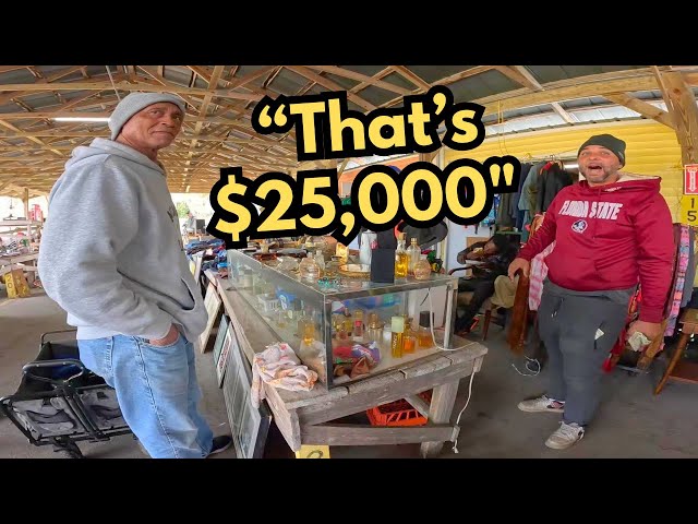 Making a Deal with this Crazy Flea Market Seller?