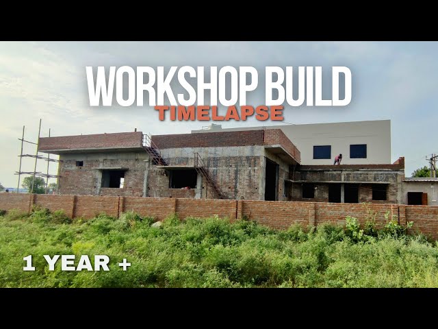 Building a Workshop: The ENTIRE 1-Year Journey (Fast Forward Construction) Part-1