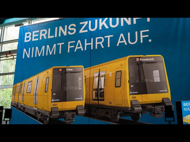 Presenting the new U-Bahn stock J/JK - U-Bahn Berlin