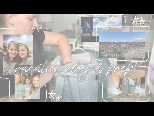 Prep, pack and vlog with me for my vacation!