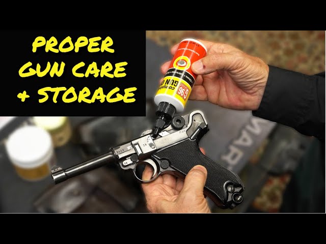 Proper Care & Storage: Collectible Firearms & Holsters