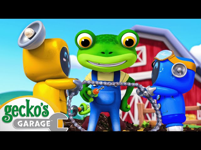 Earth Day: Farming Fix-up | Gecko's Garage | Cartoons For Kids | Toddler Fun Learning