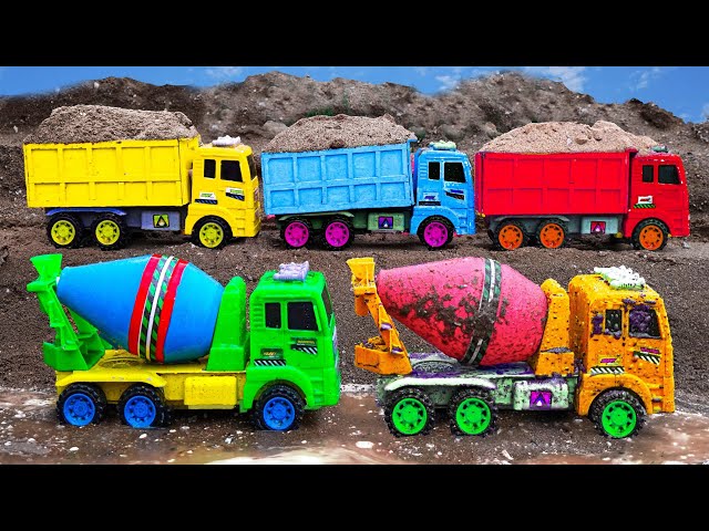 Fire trucks to put out fires, excavators, cranes to build gas stations - BHDV Car Toys