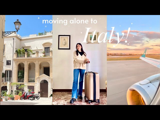 MOVING TO ITALY VLOG🇮🇹✈️  | packing up my life, goodbye sushi party, 16hr flight
