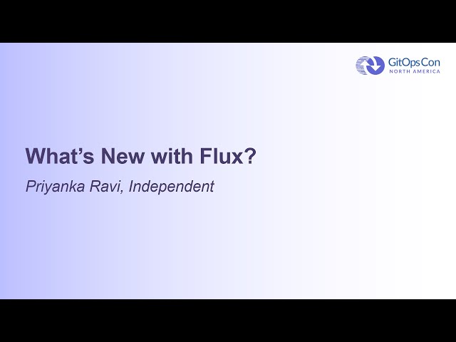 What's New with Flux? - Priyanka Ravi, G-Research