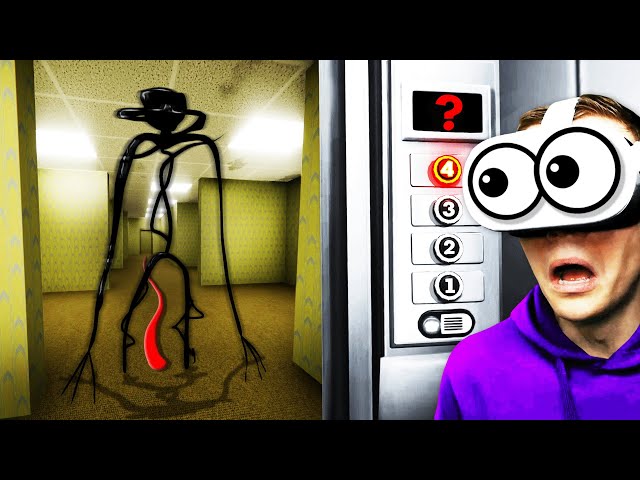 Entering THE BACKROOMS With VR ELEVATOR
