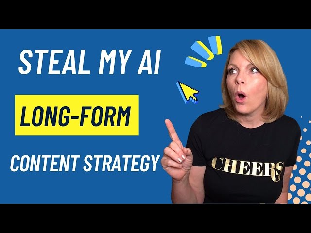 My Exact, Step by Step formula for Writing Long-form Content with Jasper AI [Lori Ballen]
