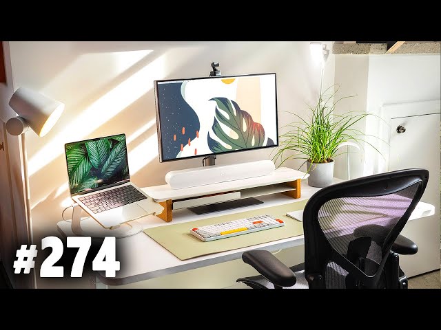 Room Tour Project 274 - Super Clean & Minimal Desk Setups!