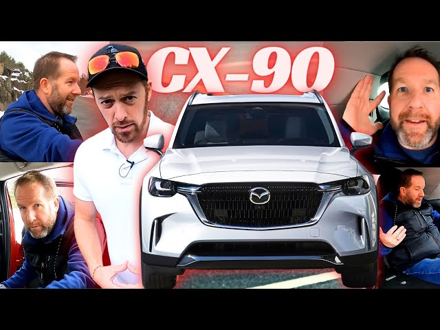 2024 Mazda CX-90: ADULT TESTING OF 3 SEATING ROWS, RANDOM DISCOVERIES