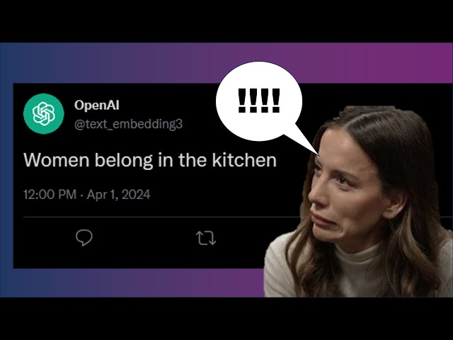 Sexism in OpenAI's Text Embedding models