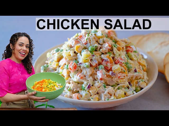 The perfect chicken salad for meal prep : Ensalada de pollo