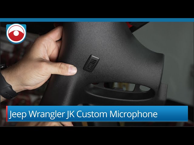 Jeep Wrangler JK Custom Microphone Installation