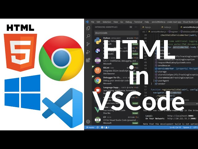 How to Run HTML in VSCode (Visual Studio Code) in Chrome on Windows 10/ Windows 11