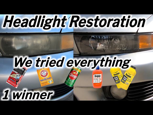 How to restore Headlights | DIY Headlight Restoration